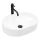 REA-U6563 - Lavabo da appoggio NADIA 38 x 50 cm, ceramica, bianco lucido