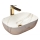 REA-U6596 - Lavabo da appoggio BELINDA 33,5x46,5 cm ceramica/effetto marmo