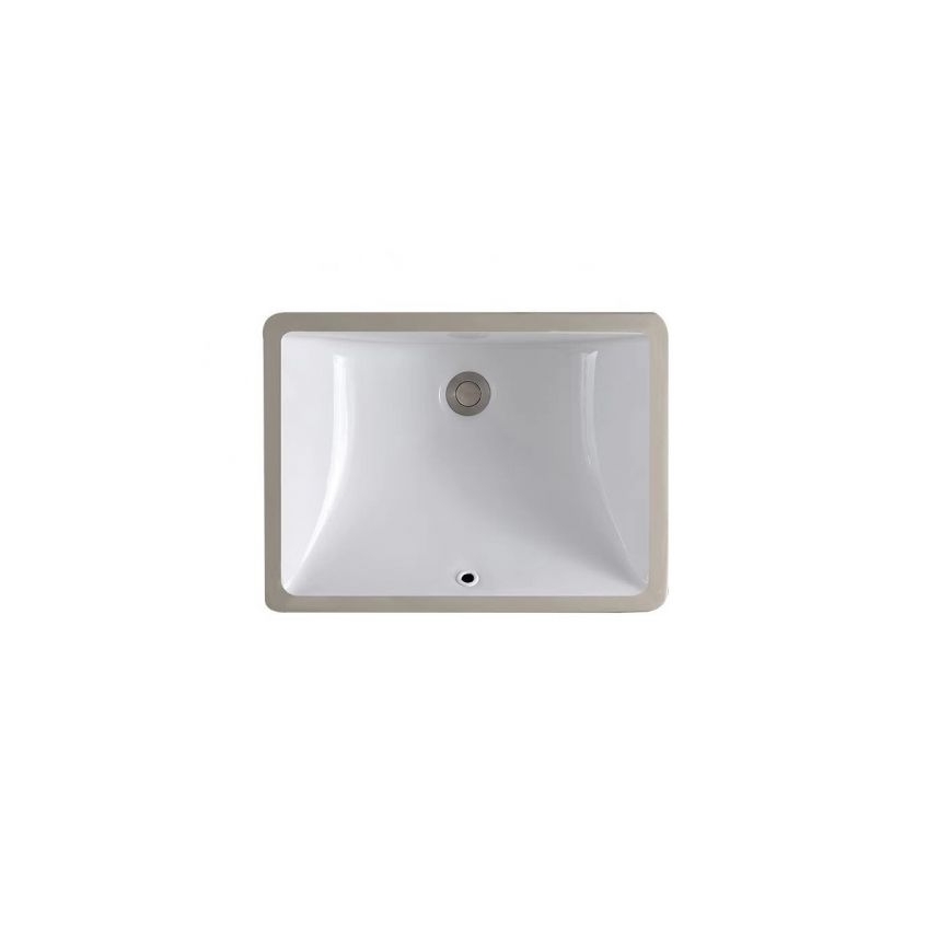 REA-U6653 - Lavabo ad incasso ADELA 33x46 cm ceramica/bianco lucido