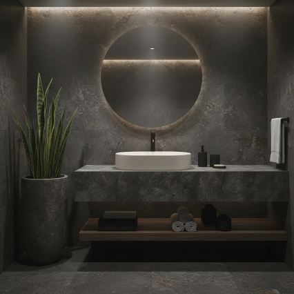 REA-U7341 - Lavabo da appoggio NADIA 38,5x61 cm ceramica/crema