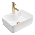 REA-U8196 - Lavabo da appoggio KELLY MINI 31x41 cm ceramica/bianco lucido