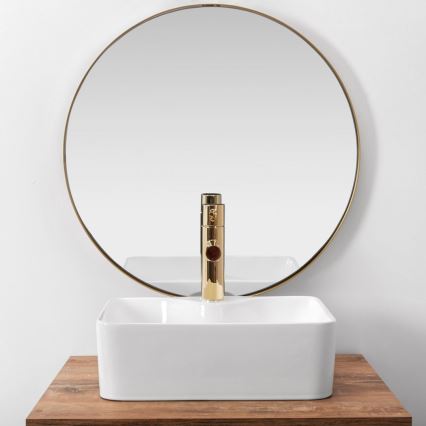 REA-U8196 - Lavabo da appoggio KELLY MINI 31x41 cm ceramica/bianco lucido