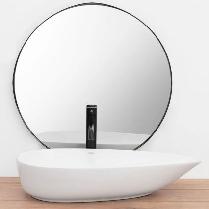 REA-U8537 - Lavabo da appoggio GRETA 40x65,5 cm ceramica/bianco lucido