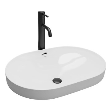 REA-U8700 - Lavabo da appoggio ARLETA 42x61,5 cm ceramica/bianco lucido