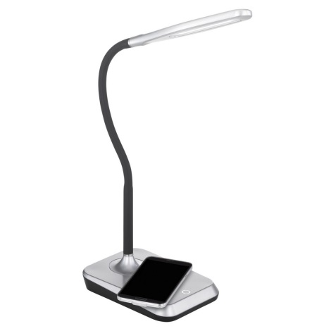 Reality - Lampada da tavolo a LED con ricarica wireless CHARGER LED/5W/230V