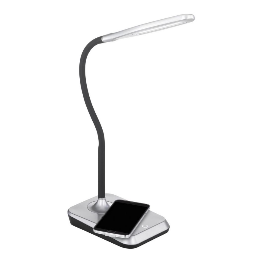 Reality - Lampada da tavolo a LED con ricarica wireless CHARGER LED/5W/230V