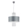 Reality - Lampadario a sospensione con filo KING 3xE14/28W/230V argento