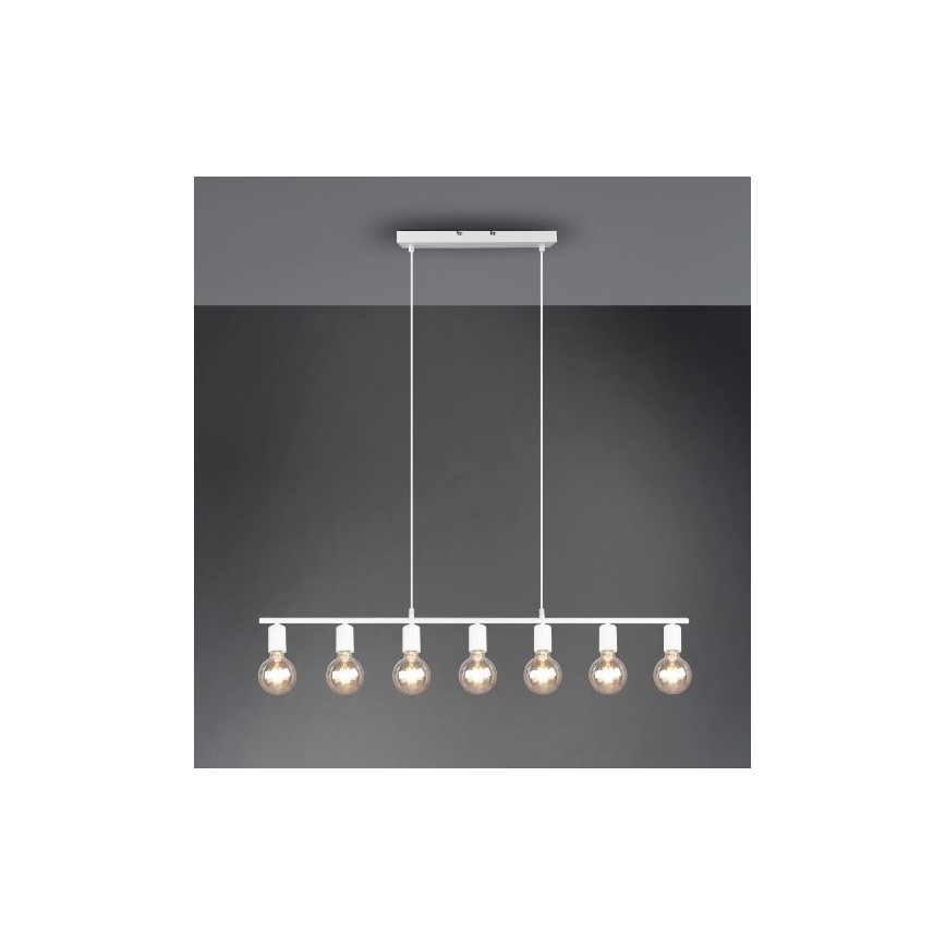 Reality - Lampadario a sospensione con filo VANNES 7xE27/40W/230V