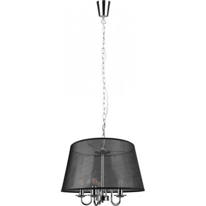 Reality - Lampadario LED a catena CIMA 5xE14/40W/230V nero