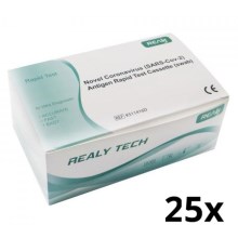 RealyTech – Test antigenico COVID-19 Test (tampone) rapido– dal naso 25pz