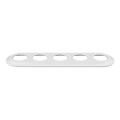 Reblig - Cornice in porcellana stile retrò a 5 moduli, bianca