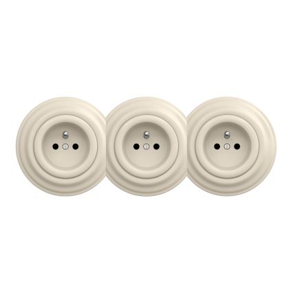 Reblig - Cornice retrò centrale beige