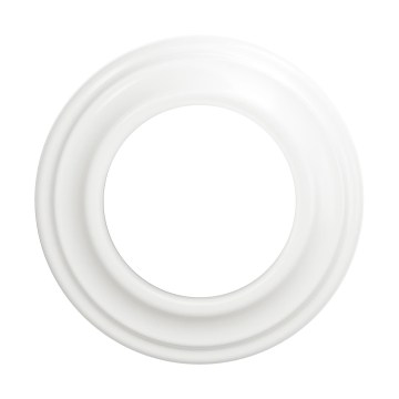 Reblig - Cornice retrò semplice, bianco neve