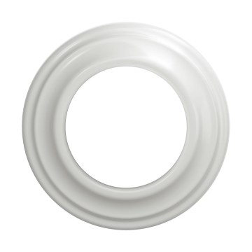 Reblig - Cornice retrò semplice in ceramica bianca