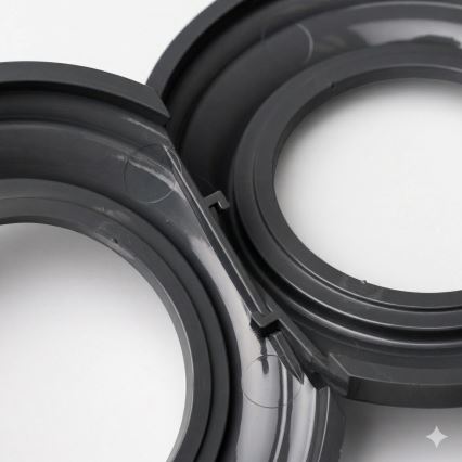 Reblig - Cornice retrò terminale antracite