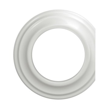 Reblig - Cornice retro terminale in ceramica bianca
