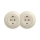 Reblig - Doppia presa domestica in stile retrò con placca SCHUKO 230V, beige