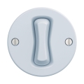 Reblig - Interruttore a croce dal design retrò senza cornice n. 7 blu