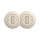 Reblig - Interruttore doppio unipolare in stile retrò con cornice n. 1, beige