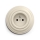 Reblig - Presa da parete in stile retrò con placca 230V beige