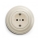 Reblig - Presa da parete in stile retrò con placca SCHUKO 230V/16A beige