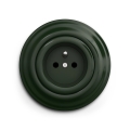 Reblig - Presa da parete retrò con cornice 230V verde