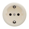 Reblig - Presa da parete retrò SCHUKO 230V/16A senza placca, beige