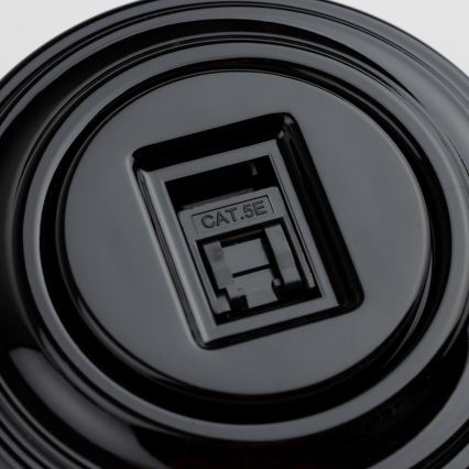 Reblig - Presa dati in stile retrò con placca nera