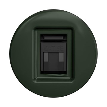 Reblig - Presa dati in stile retrò senza cornice, verde