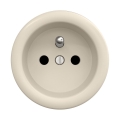 Reblig - Presa domestica in stile retrò senza cornice 230 V beige