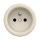 Reblig - Presa domestica in stile retrò senza cornice 230 V beige
