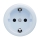 Reblig - Presa domestica in stile retrò senza placca SCHUKO 230V/16A blu