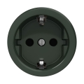 Reblig - Presa domestica in stile retrò senza placca SCHUKO 230V/16A, verde