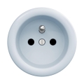 Reblig - Presa domestica retrò senza placca 230V blu