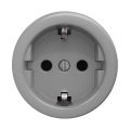 Reblig - Presa domestica retrò senza placca SCHUKO 230V/16A grigia