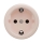 Reblig - Presa domestica retrò senza placca SCHUKO 230V/16A rosa antico
