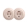 Reblig - Presa doppia domestica SCHUKO 230V in stile retrò con cornice, rosa antico