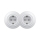Reblig - Presa doppia in stile retrò per uso domestico con cornice SCHUKO 230V, bianco neve