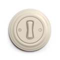 Reblig - Pulsante retrò con cornice beige