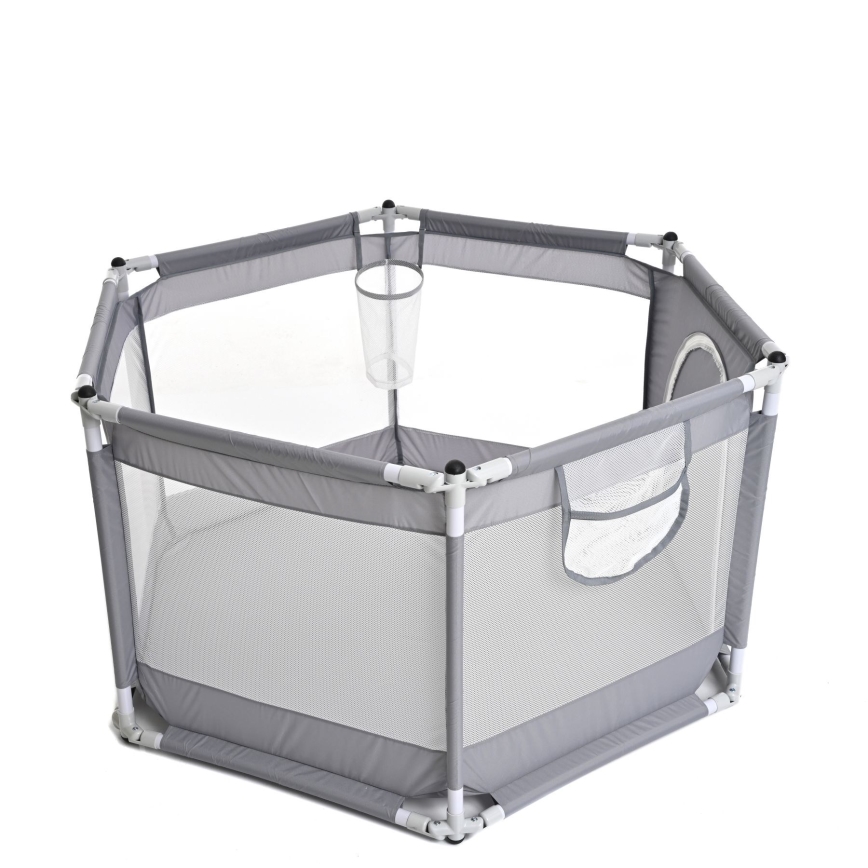 Box gioco 120 cm grigio