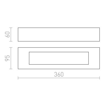 RED - Design Rendl - R10446 - Applique ROLO 2xE14/40W/230V