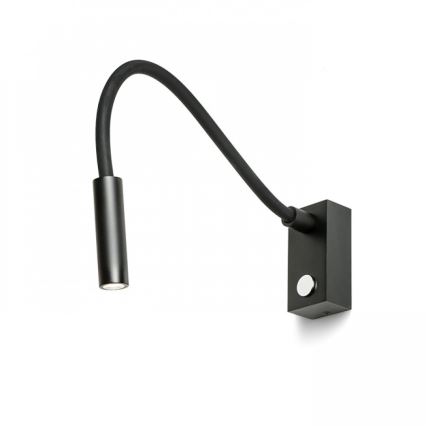 RED - Design Rendl - R10541 - Lampada flessibile LED AIM LED/3W/230V nero