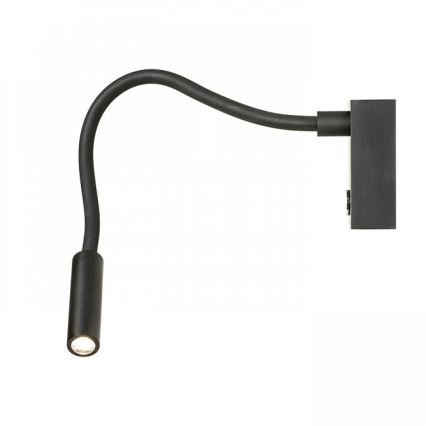 RED - Design Rendl - R10541 - Lampada flessibile LED AIM LED/3W/230V nero