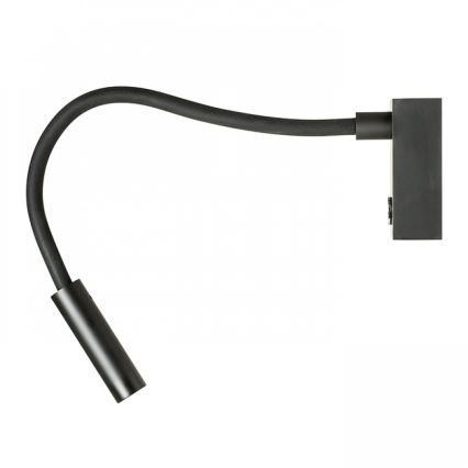 RED - Design Rendl - R10541 - Lampada flessibile LED AIM LED/3W/230V nero