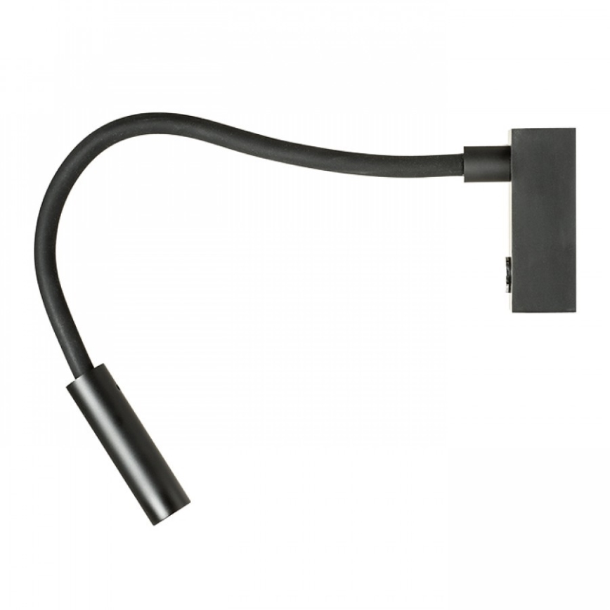 RED - Design Rendl - R10541 - Lampada flessibile LED AIM LED/3W/230V nero