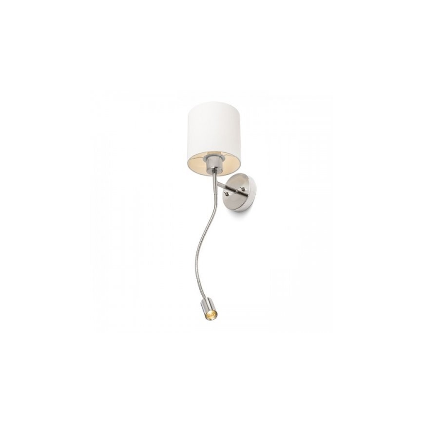 RED - Design Rendl - R10580 - Lampada LED da muro VERSA 1xE27/42W/230V + LED/3W