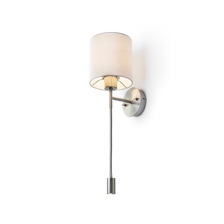 RED - Design Rendl - R10580 - Lampada LED da muro VERSA 1xE27/42W/230V + LED/3W