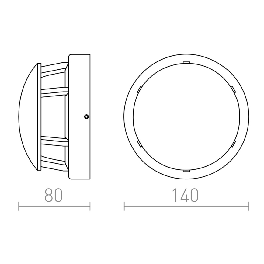 RED - Design Rendl - R11963 - Lampada da esterno a LED  FAROS LED/3W/230V IP54