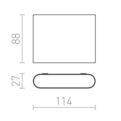 RED-Design Rendl-R12012- Applique da esterno LED CHOIX 2xLED/3W/230V IP54