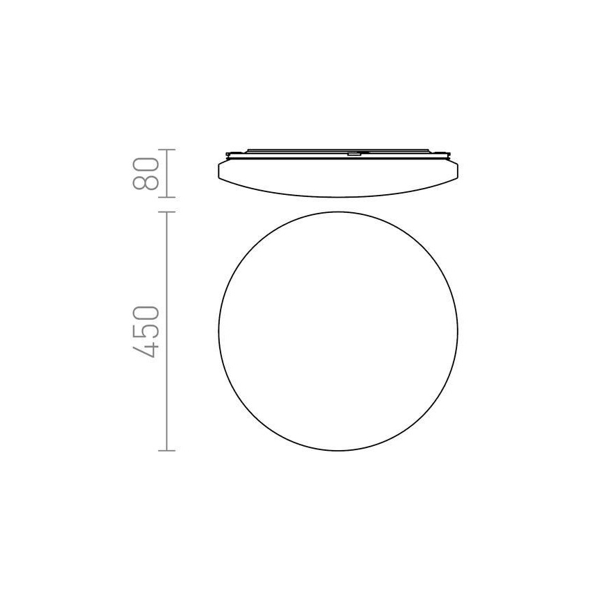 RED - Design Rendl - R12433 -  Plafoniera LED  SEMPRE LED/36W/230V tonda